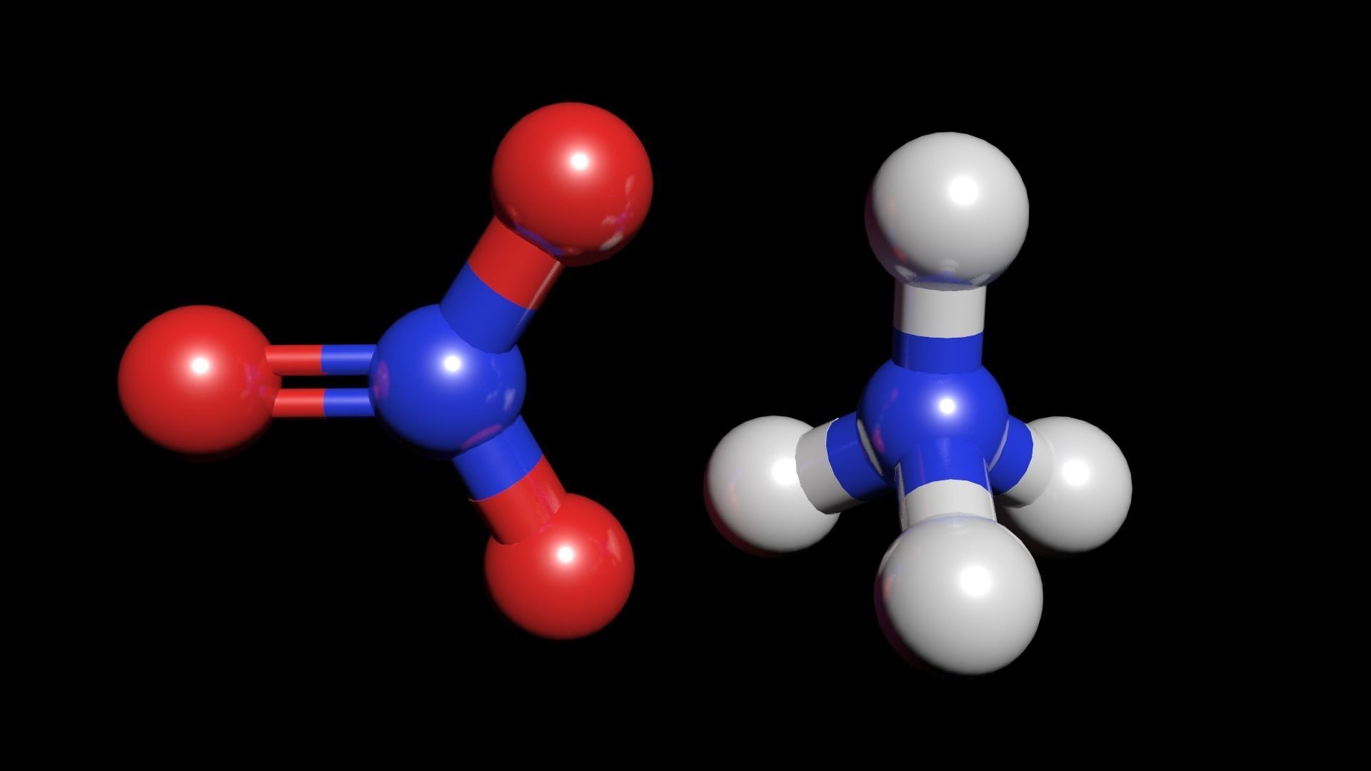 Ammonium Nitrate 3D model NH4NO3 3D model_1