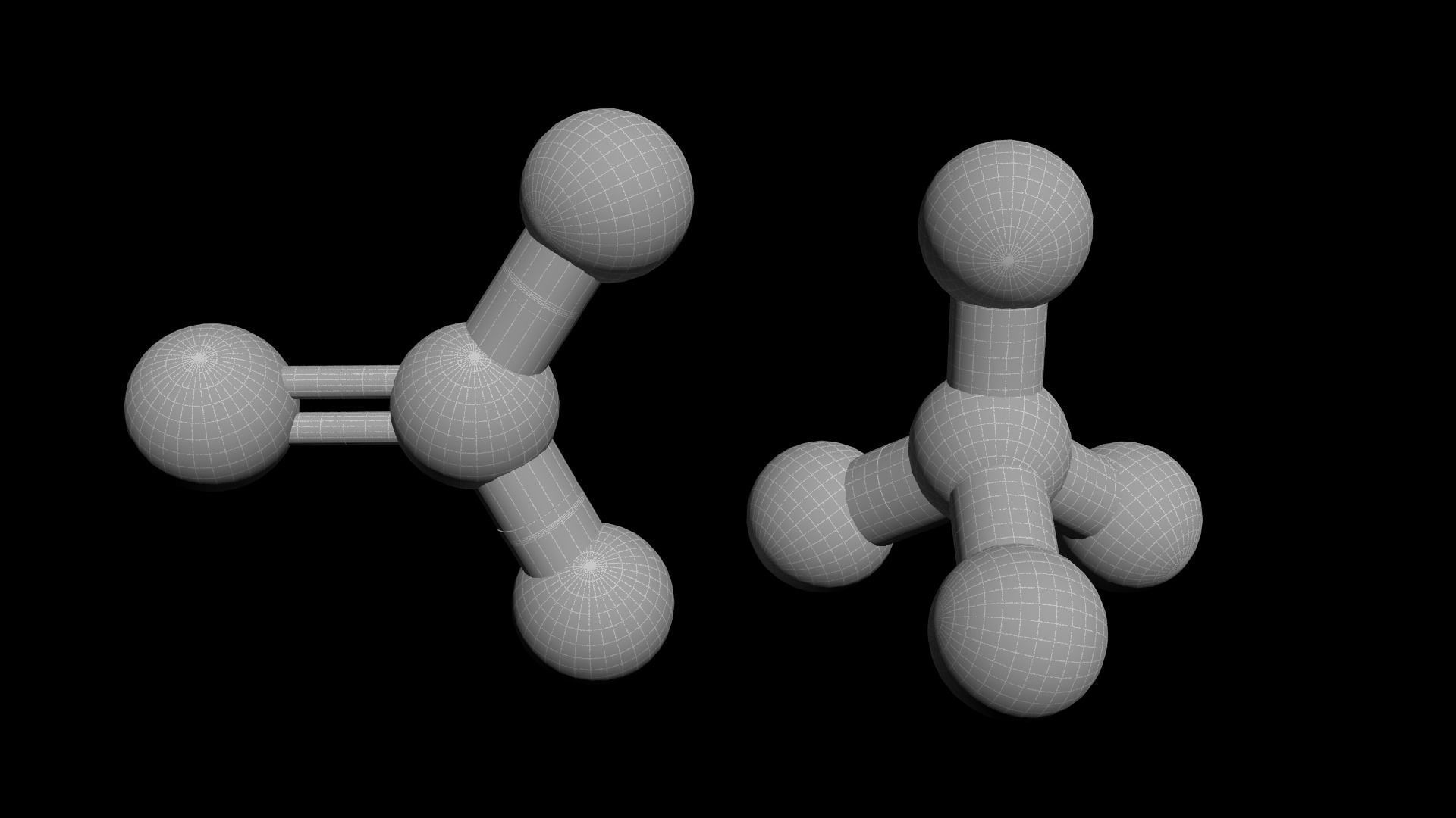 Ammonium Nitrate 3D model NH4NO3 3D model_2