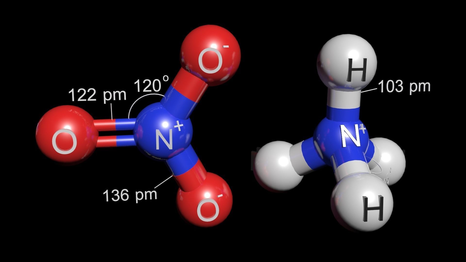 Ammonium Nitrate 3D model NH4NO3 3D model_4