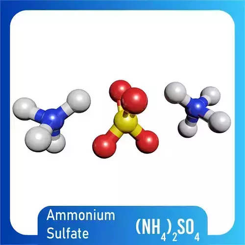Ammonium sulfate 3D Model NH4 2SO4 3D model