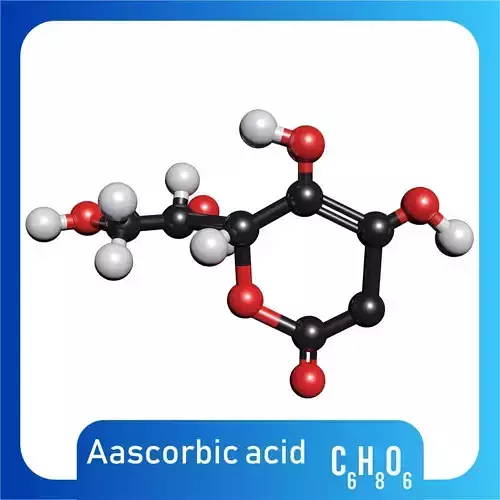 Ascorbic Acid 3D Model Vitamin C Model C6H8O6