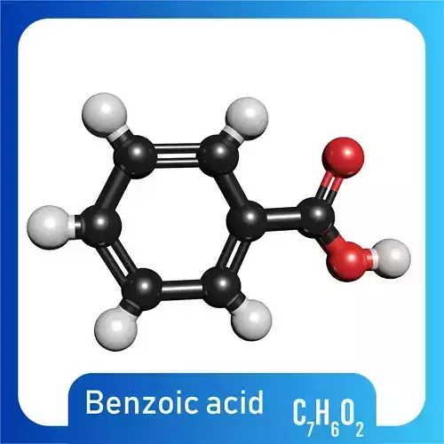 Benzoic acid 3D Model C7H6O2