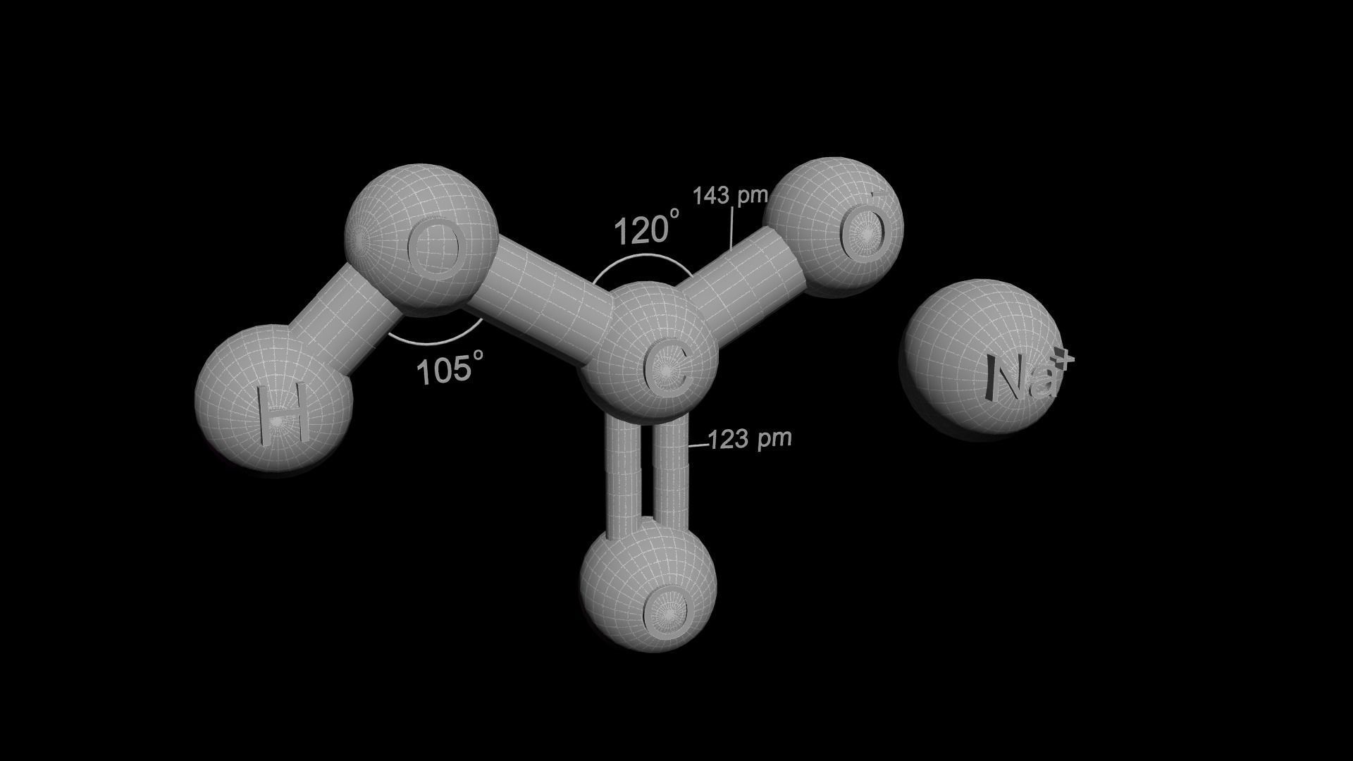 Bleaching Powder 3D Model Calcium hypochlorite Ca ClO2 3D model_5