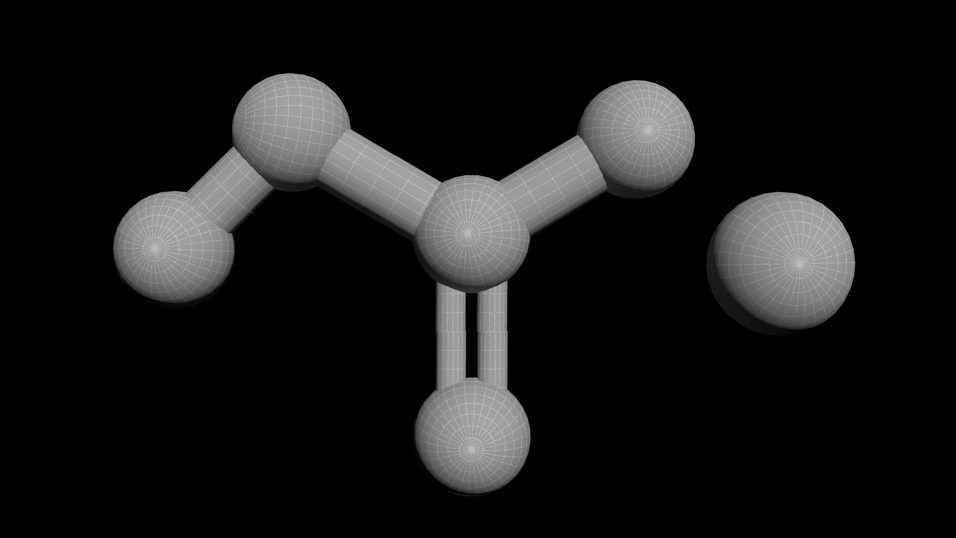 Bleaching Powder 3D Model Calcium hypochlorite Ca ClO2 3D model_3