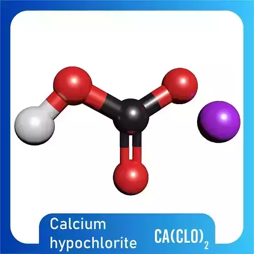 Bleaching Powder 3D Model Calcium hypochlorite Ca ClO2 3D model Bleaching Powder 3D Model Calcium hypochlorite Ca ClO2 3D model