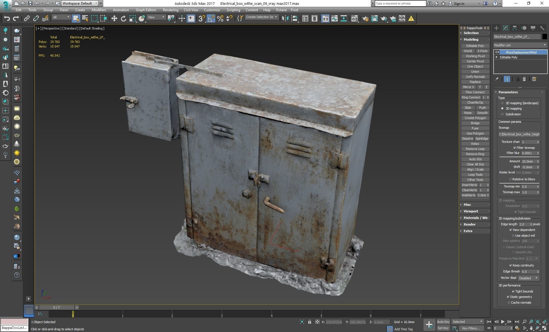 Electrical box withe scan 9 Low-poly 3D model_16