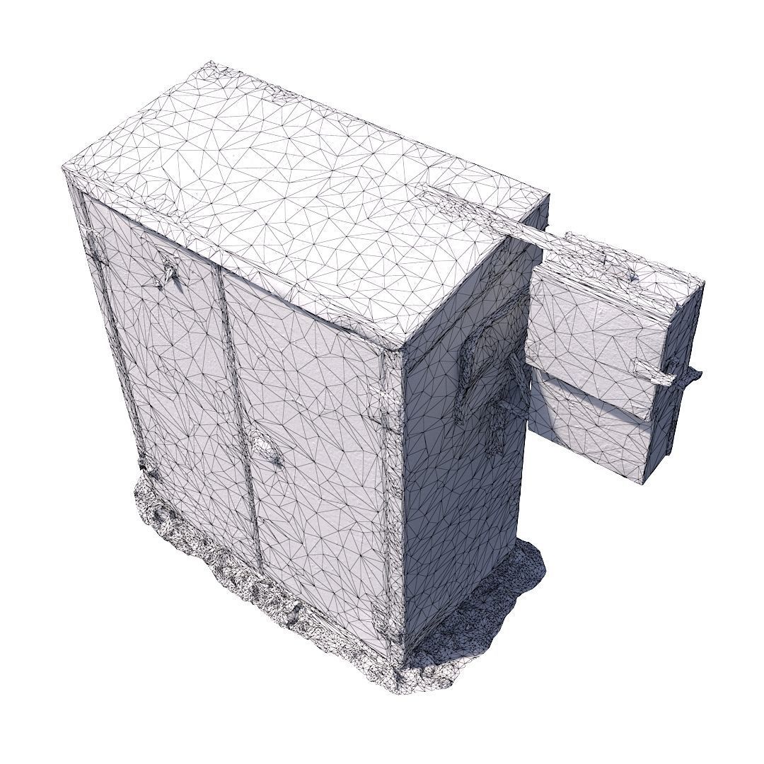 Electrical box withe scan 9 Low-poly 3D model_15