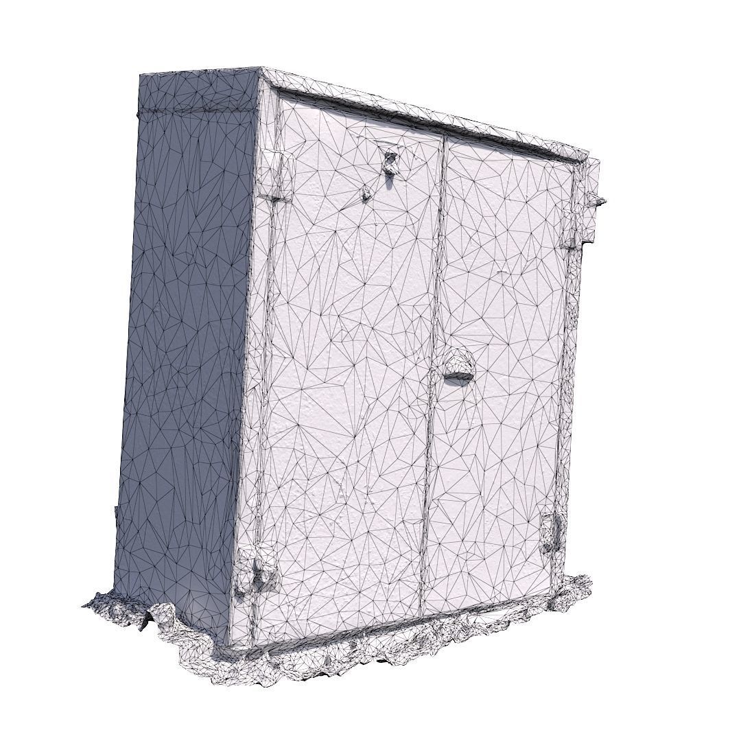 Electrical box withe scan 9 Low-poly 3D model_10