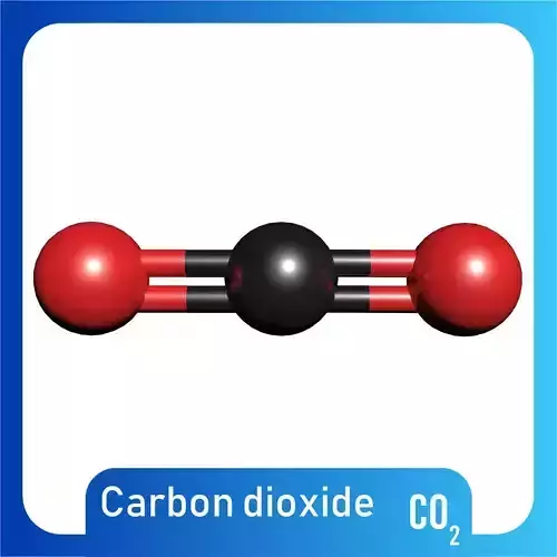 Carbon dioxide 3D Model CO2 Free 3D model