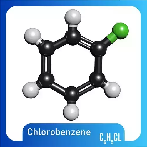 Chlorobenzene 3D Model C6H5Cl 3D model