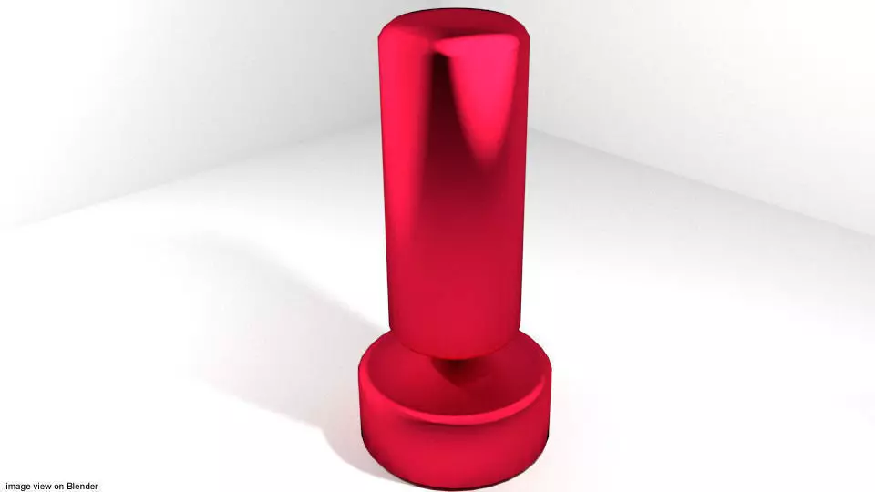 Martial-Art Training Equipment - Standing Kicking Bag 3D model