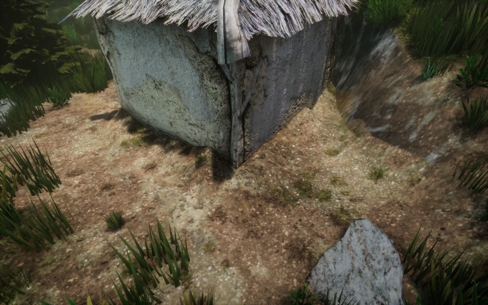 Little Thatched Village House - Low Poly - Game Ready Low-poly 3D model_2