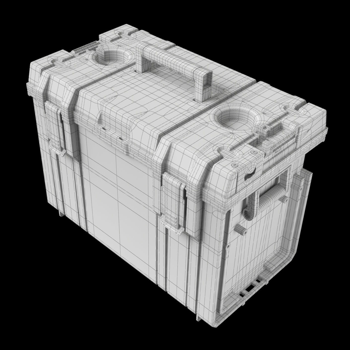 Hardsurface Subd  Case  3D model_7