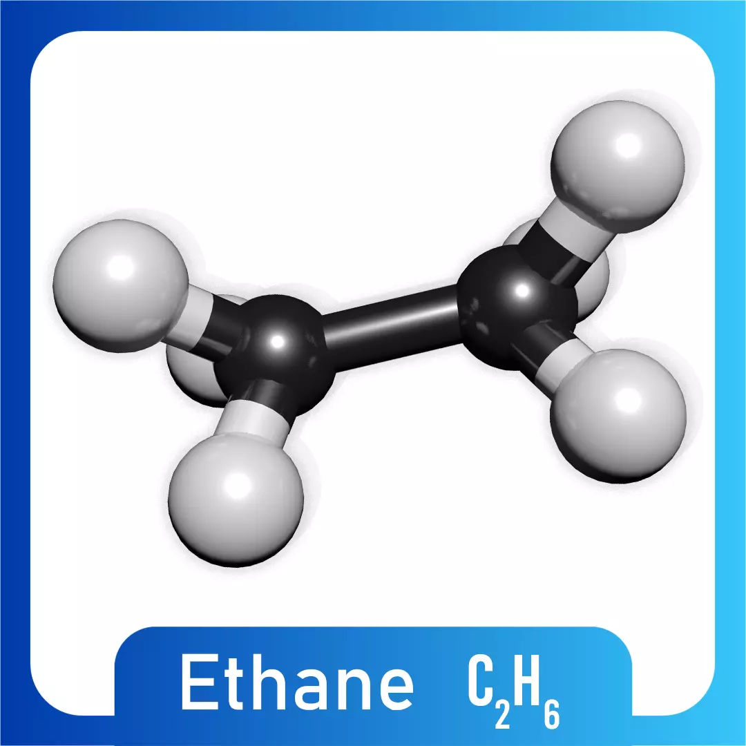 Ethane 3D Model C2H6  3D model_0