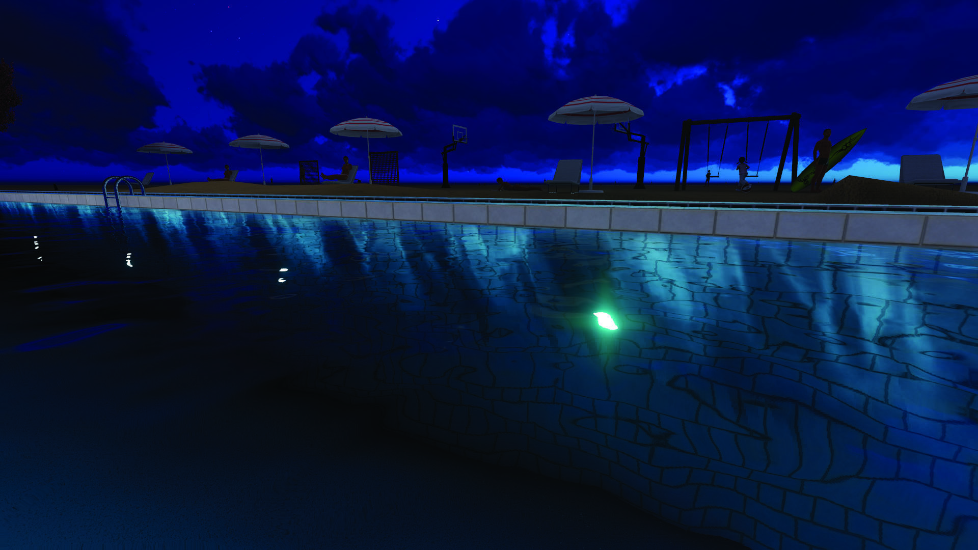 Swimming Pool 3D model_4