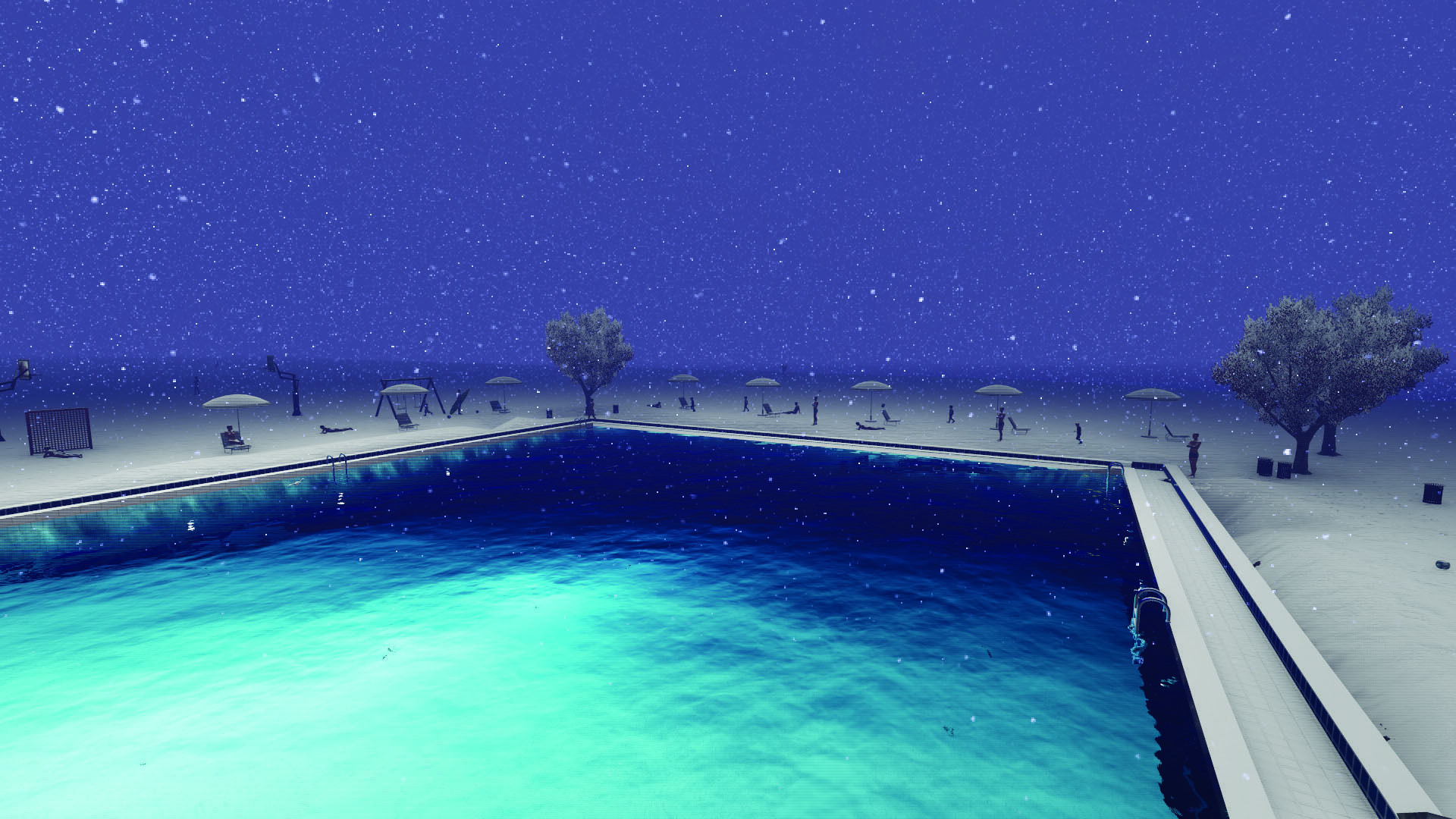 Swimming Pool 3D model_2