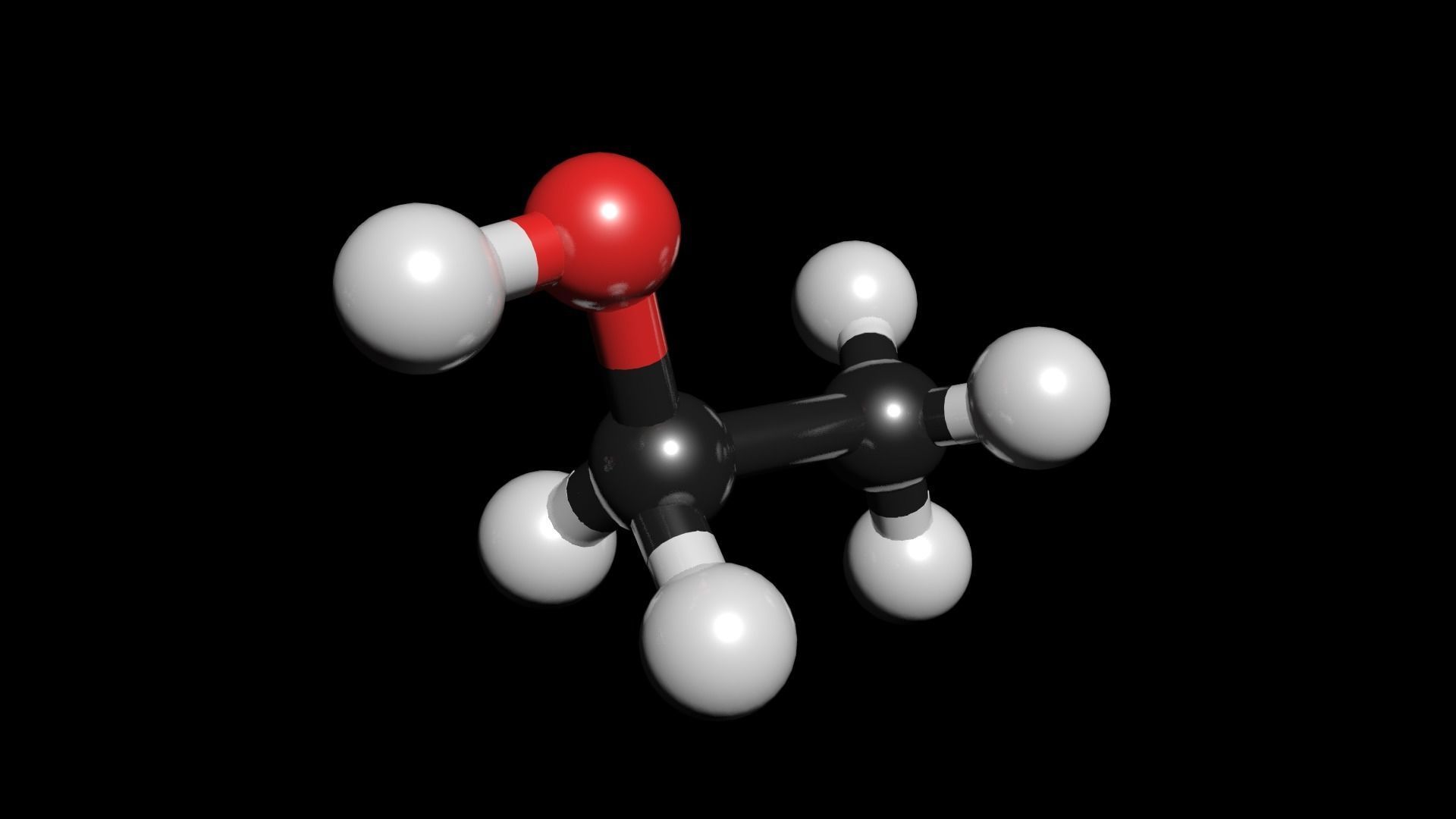 Ethanol 3D Model C2H5OH 3D model_2