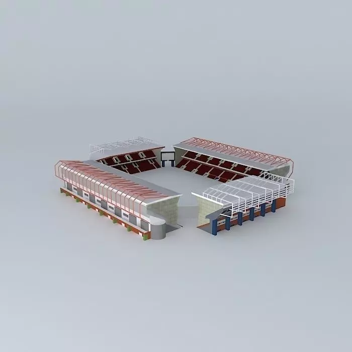 Fantasy stadium Free 3D model_0