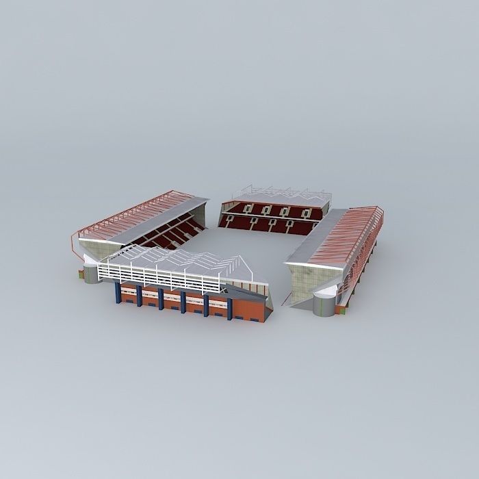 Fantasy stadium Free 3D model_1
