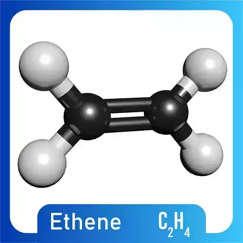Ethene 3D Model Ethylene C2H4 Free 3D model