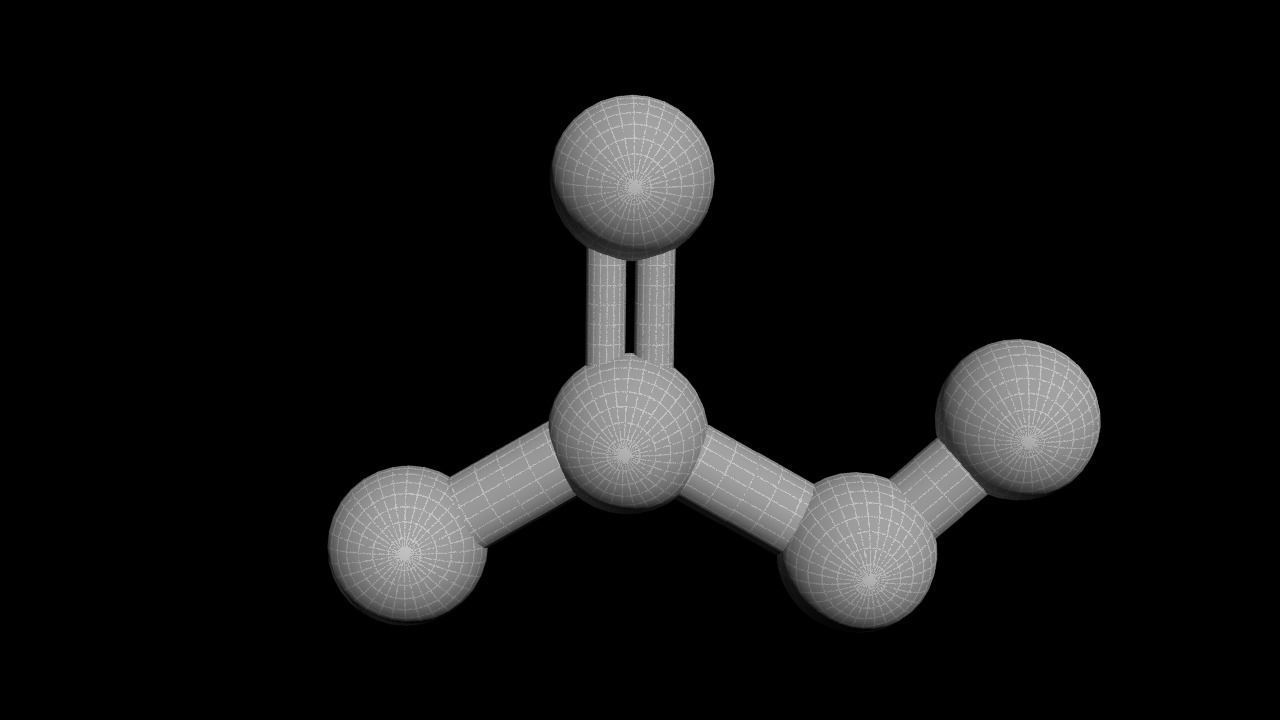 Formic Acid 3D Model CH2O2 Free 3D model_4