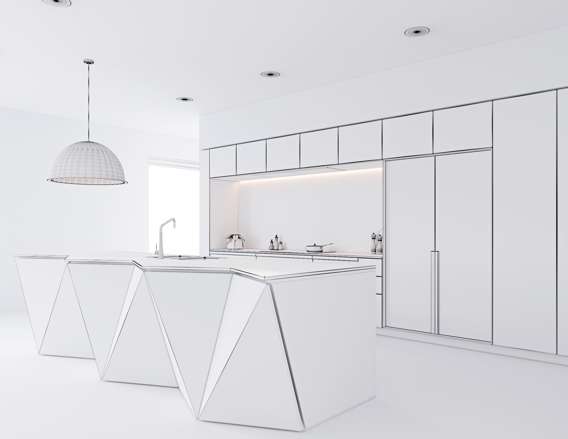 Kitchen 2 3D model_11