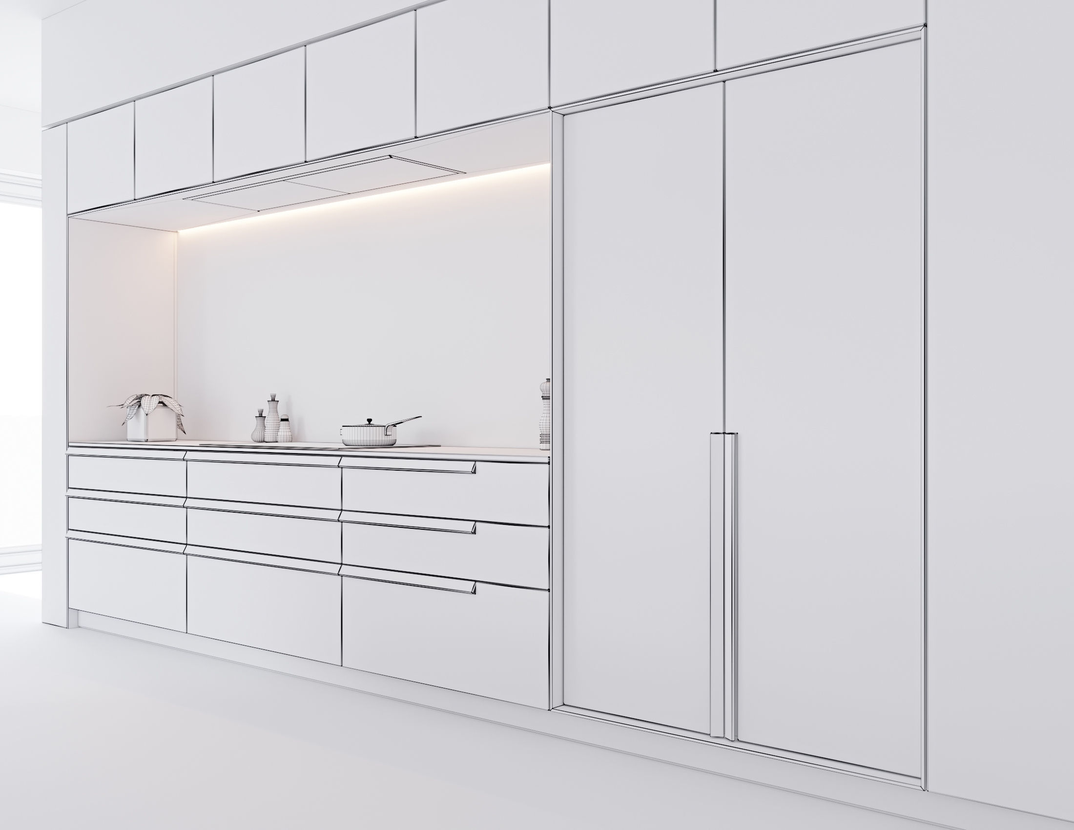 Kitchen 2 3D model_12