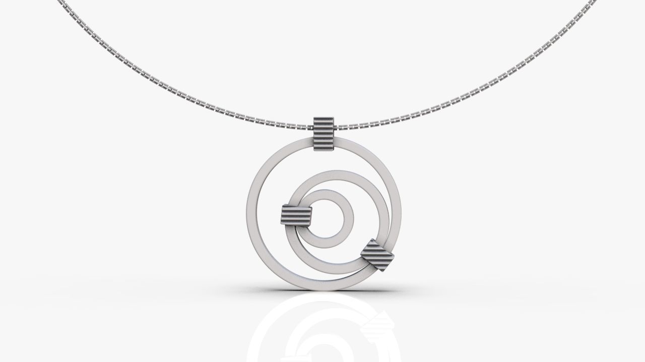 Modern pendant 3D print model_11