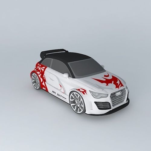 Modified Audi A1 S Line 2011 free 3D Model .max .obj .3ds ...