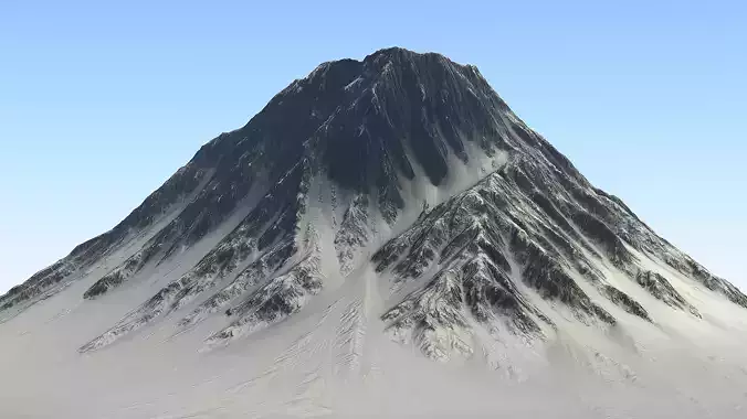 Snow-covered Volcano