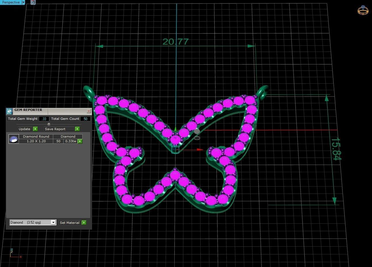 Jewelry Pendant 3D print model_26