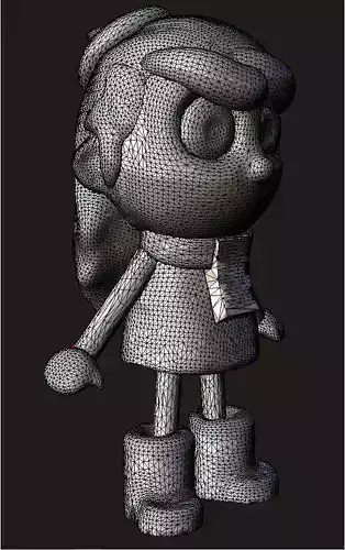 hilda doll with hair and boots