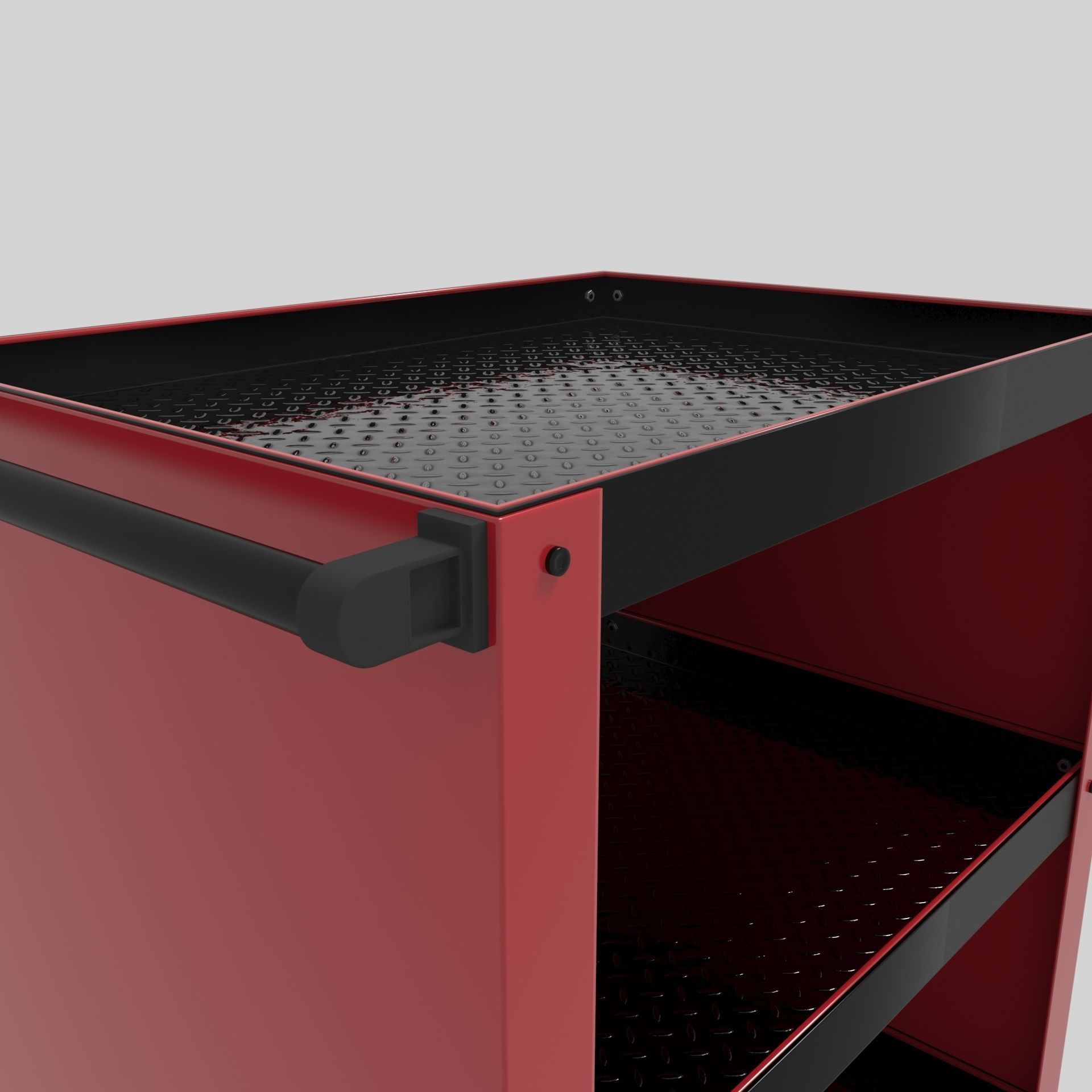 Workshop Service Trolley2 3D model_4