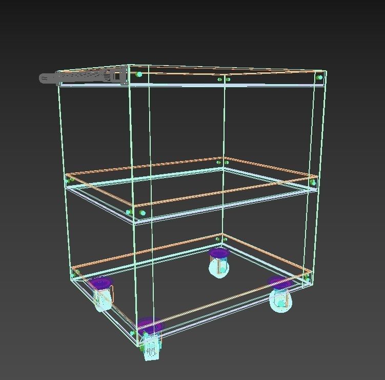 Workshop Service Trolley2 3D model_8