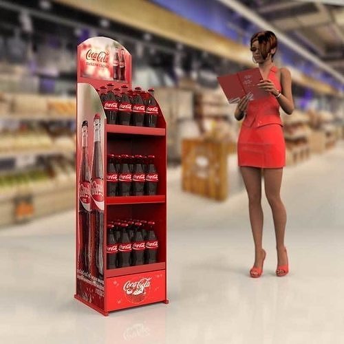 3d model coca cola display stand 3D model