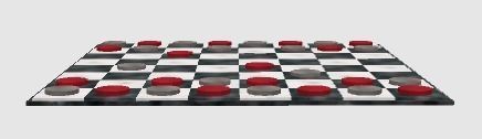 Checkers - game Free 3D model_2