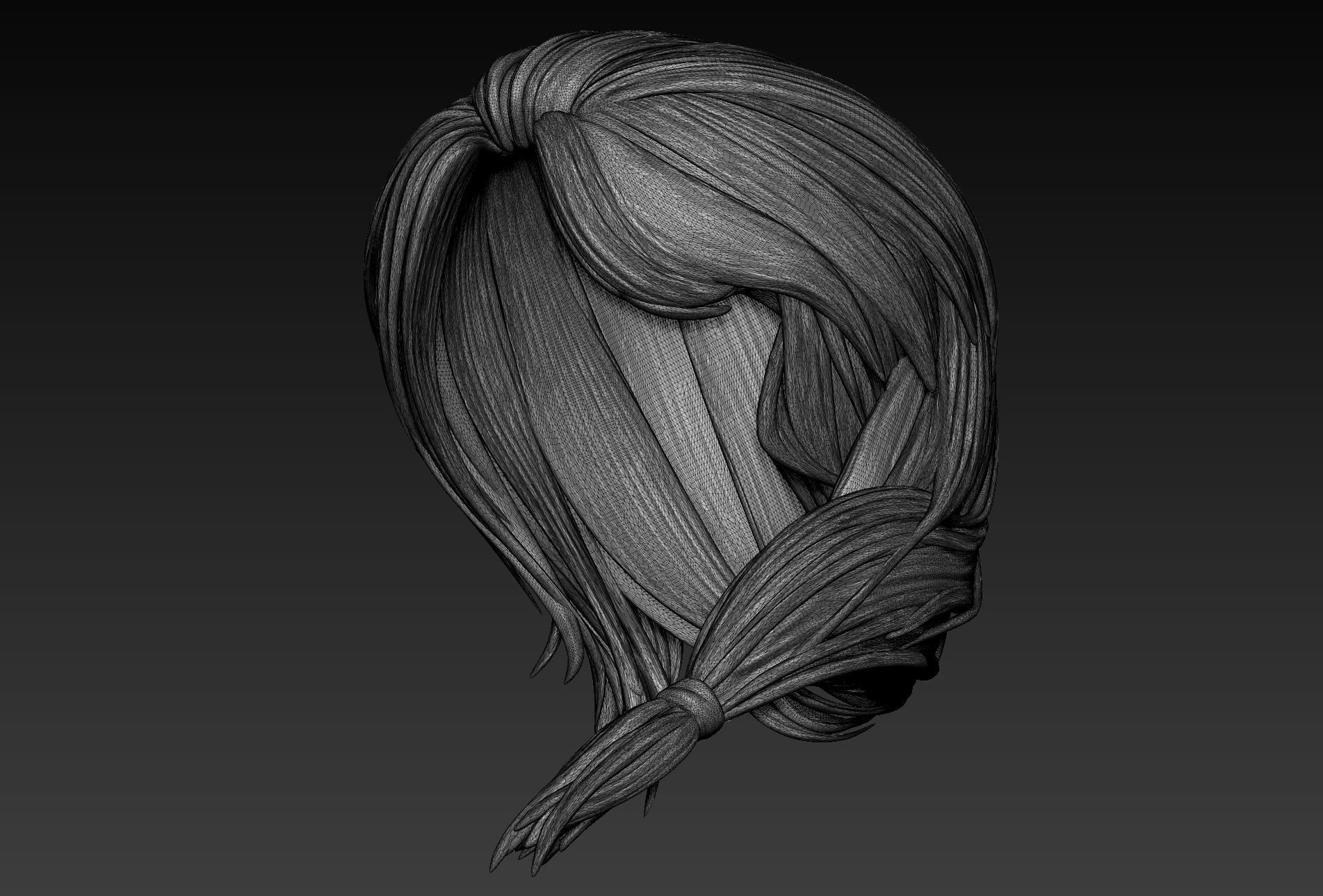 Hair 16 3D model_12