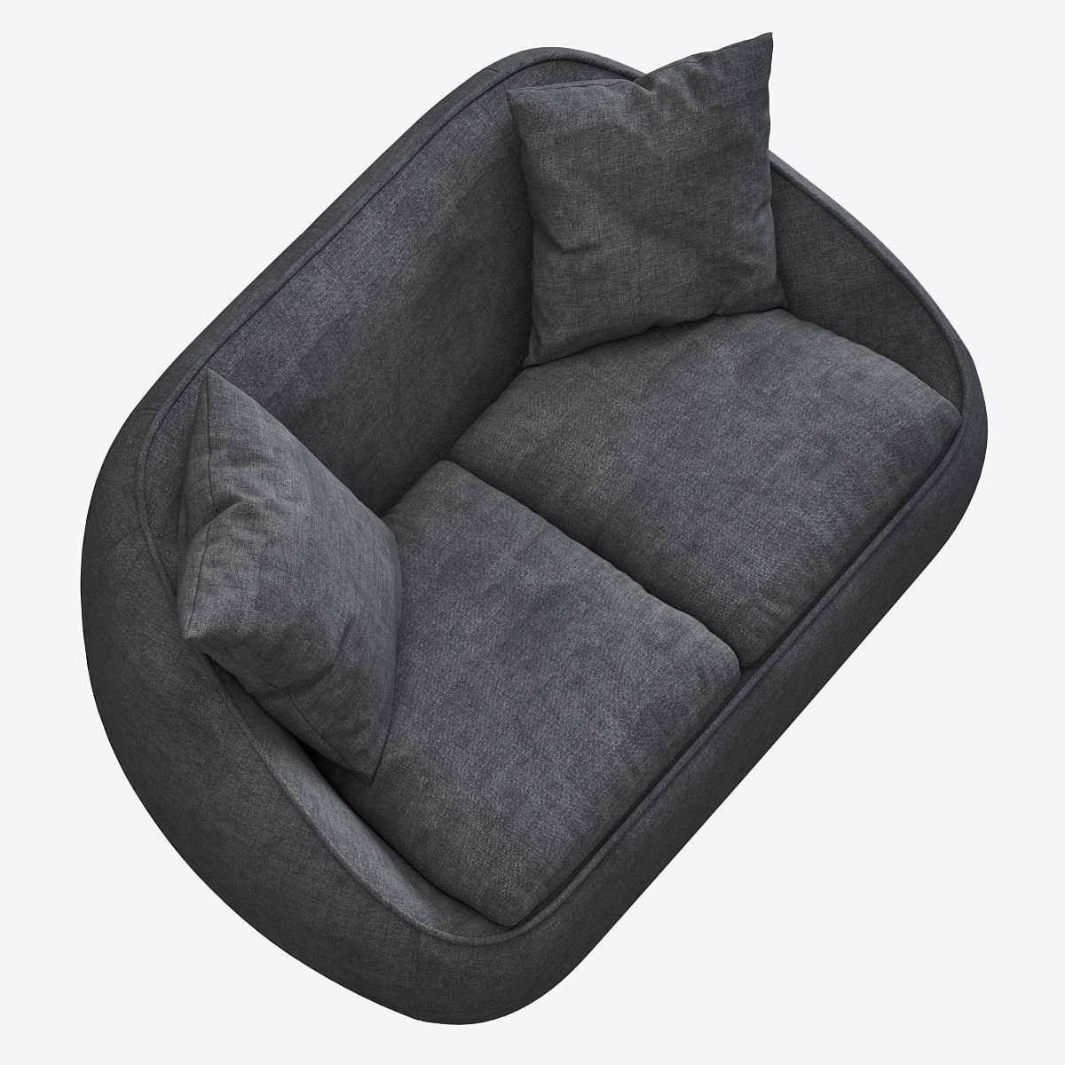 Sofa Safira 160x100x75 La Forma  Julia Grup 3D model_1