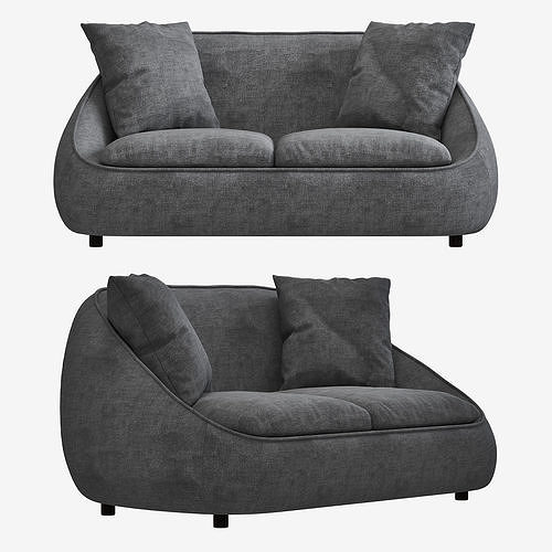 Sofa Safira 160x100x75 La Forma  Julia Grup 3D model