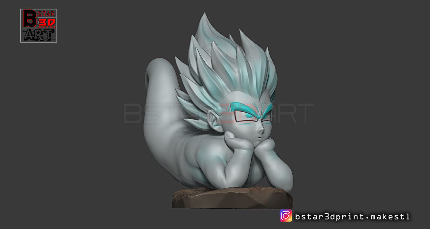 GotenKS Ghost version 03 from Dragon Ball Z 3D model 3D printable ...