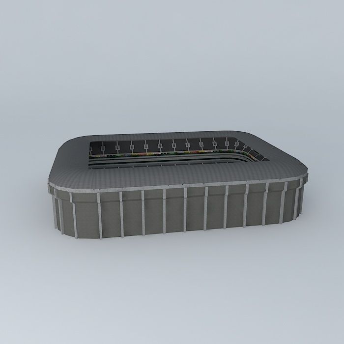 Soap Sud City Stadium Free 3D model_2