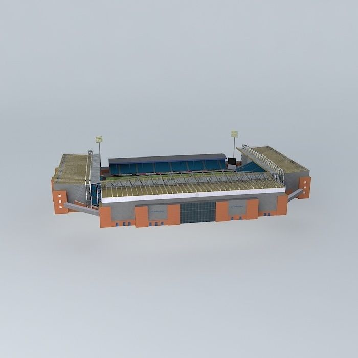 Ewood Park Stadium Free 3D model_2