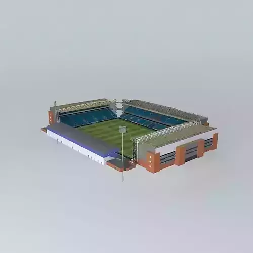 Ewood Park Stadium Free 3D model
