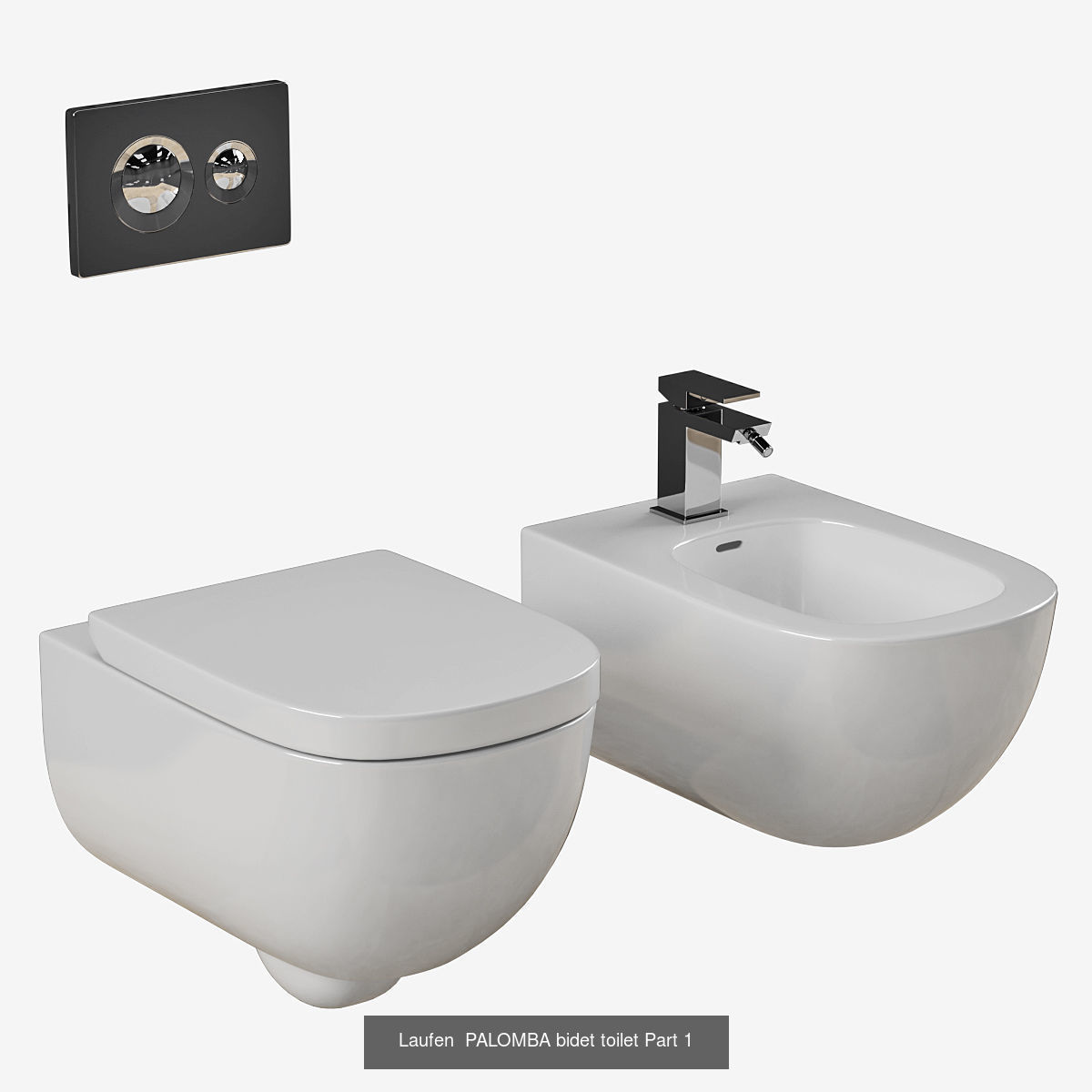 Laufen PALOMBA set 3D Model Collection_1