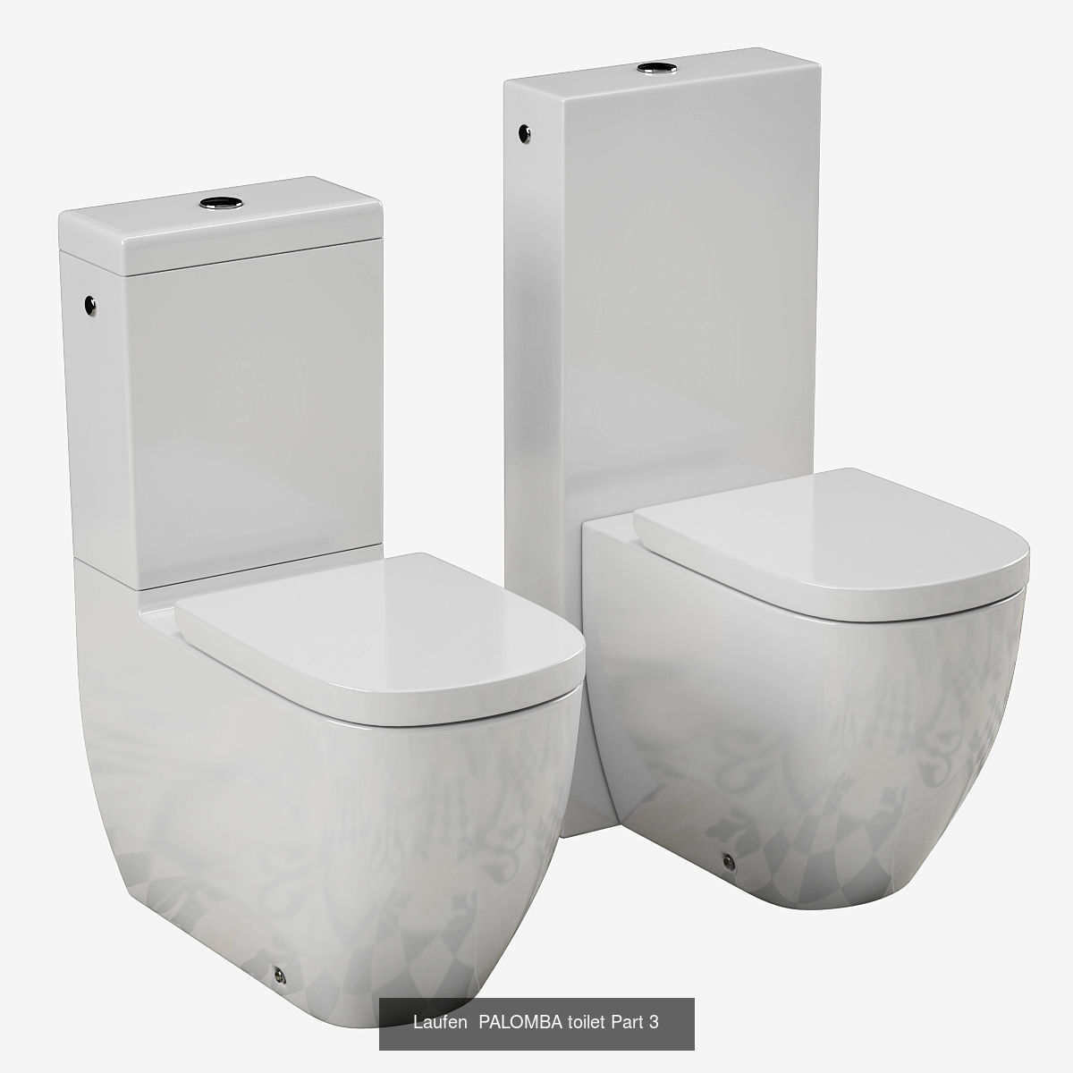 Laufen PALOMBA set 3D Model Collection_3