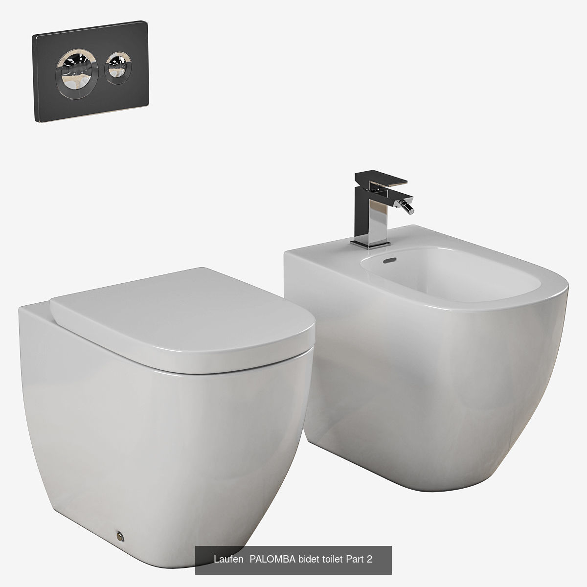 Laufen PALOMBA set 3D Model Collection_2