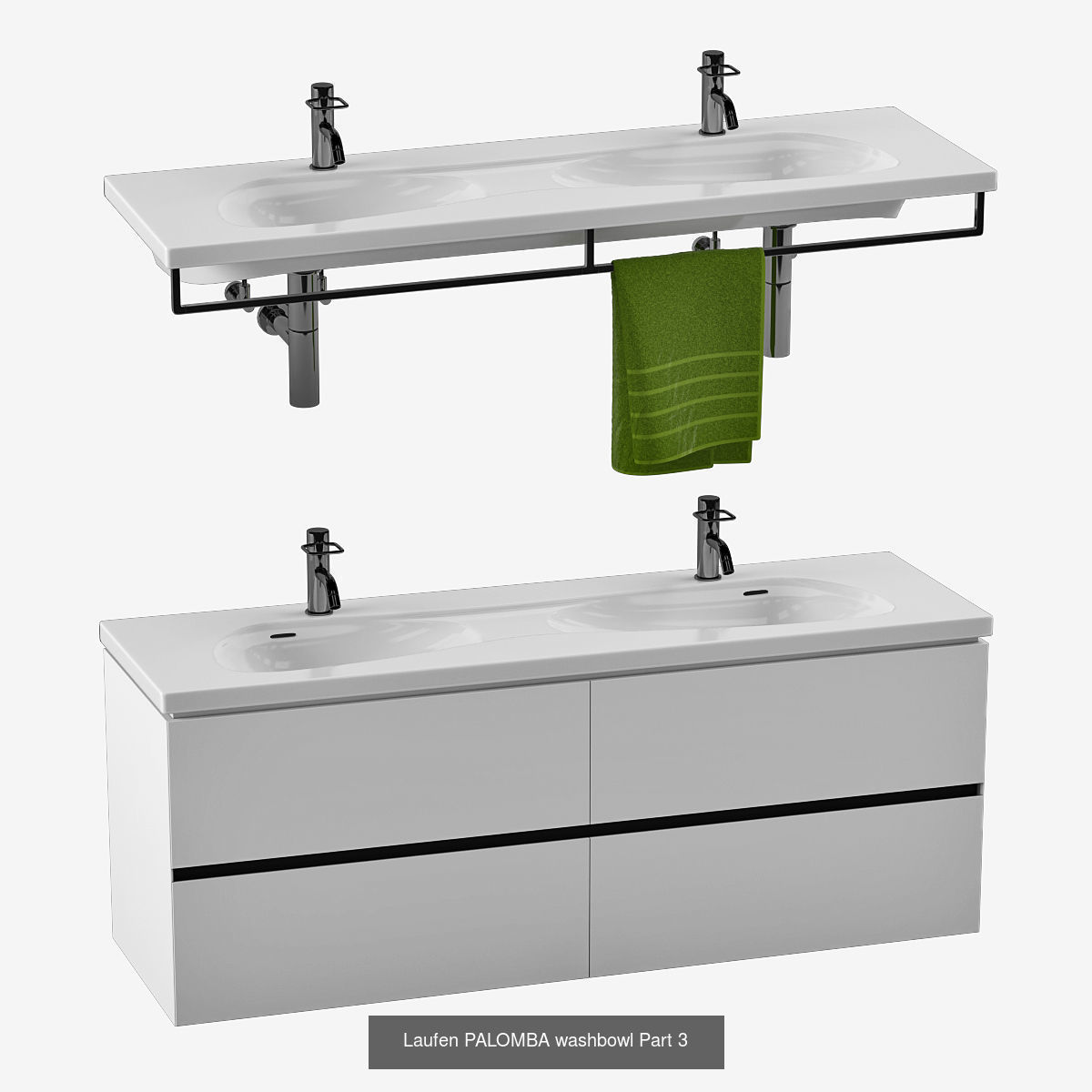 Laufen PALOMBA set 3D Model Collection_6