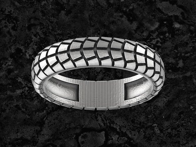 Rings-wheels 3D print model