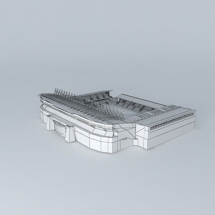 Upton park Stadium Free 3D model_4