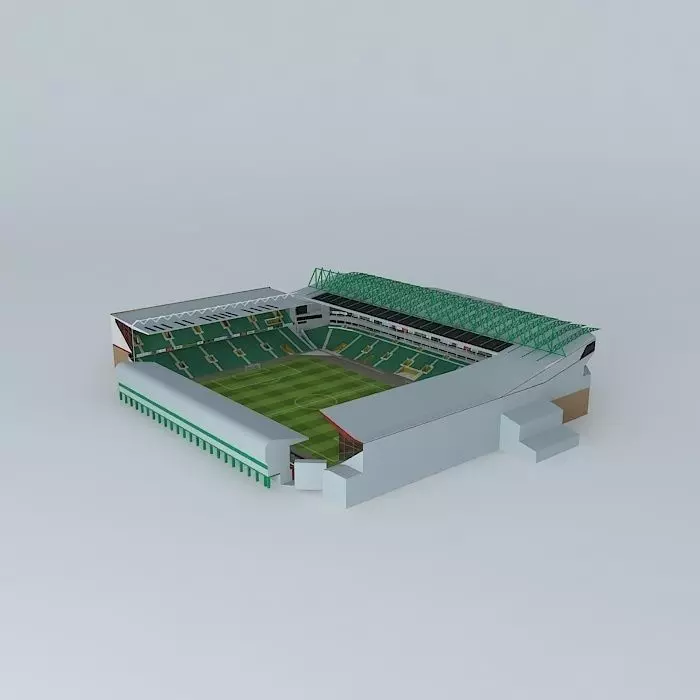 Upton park Stadium Free 3D model_0